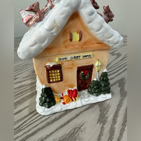 Vintage Corning Factory Ceramic Christmas Cookie Jar - Picture 8 of 9